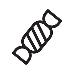 candy icon, vector illustration on white background