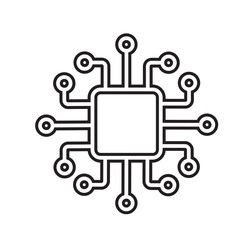 Obraz premium illustration graphic vector of design elements chipset for technology concept 