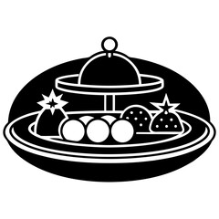 Set of vector restaurant food and cooking icons, perfect for menu and chef designs