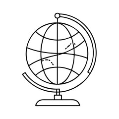 earth globe icon, earth globe vector illustration-simple illustration of earth globe , perfect for earth globe logos and icons