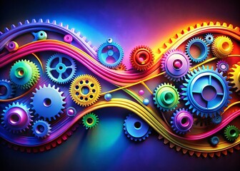 Obraz premium Streamlined Business Workflow: Collaborative Teamwork & Productivity