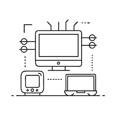 electronics icon, electronics vector illustration-simple illustration of electronics , perfect for electronics logos and icons