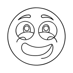 emoji icon, emoji vector illustration-simple illustration of emoji , perfect for emoji logos and icons
