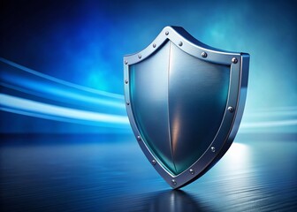 Strong Protection:  High-Resolution Shield Graphic for Security & Safety Designs