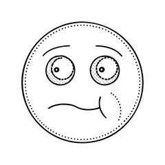 emot icon, emot vector illustration-simple illustration of emot , perfect for emot logos and icons