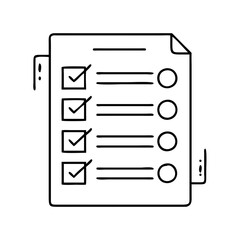 check list icon, check list vector illustration-simple illustration of check list , perfect for check list logos and icons
