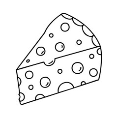 cheese icon, cheese vector illustration-simple illustration of cheese , perfect for cheese logos and icons