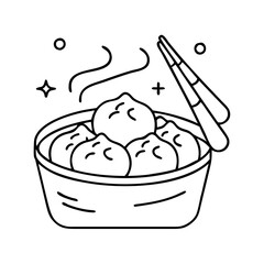 chinese food icon, chinese food vector illustration-simple illustration of chinese food , perfect for chinese food logos and icons