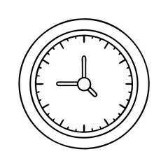 clock icon, clock vector illustration-simple illustration of clock , perfect for clock logos and icons