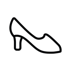 Ladies hell shoes icon