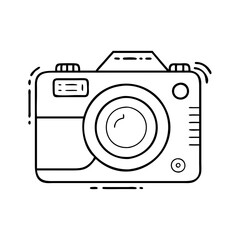 digital camera icon, digital camera vector illustration-simple illustration of digital camera , perfect for digital camera logos and icons