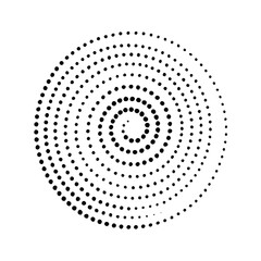 dotted gradient spiral icon, dotted gradient spiral vector illustration-simple illustration of dotted gradient spiral , perfect for dotted gradient spiral logos and icons