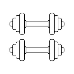 dumbbells icon, dumbbells vector illustration-simple illustration of dumbbells , perfect for dumbbells logos and icons
