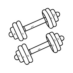 dumbbells icon, dumbbells vector illustration-simple illustration of dumbbells , perfect for dumbbells logos and icons