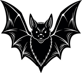 Bat With Glowing Red Eyes