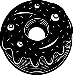 Halloween Donut With Eyeball