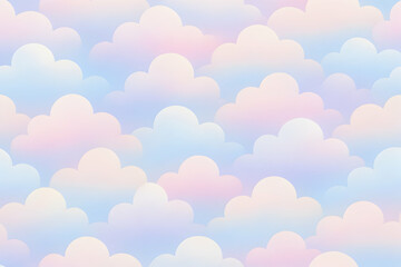 Pastel clouds in a serene sky background.