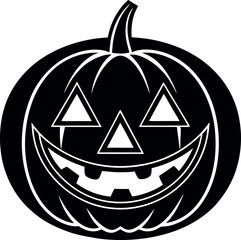 Smiling Pumpkin Face Icon