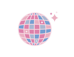 Disco Ball - Pink, Purple & Blue