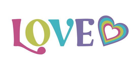 Groovy Love Heart