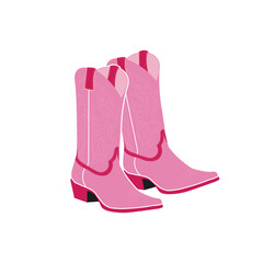 Pink Cowgirl Boots