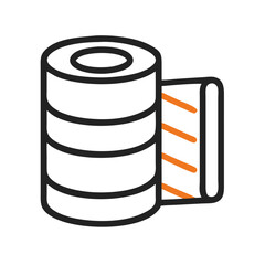 Icon of film roll with a unique design