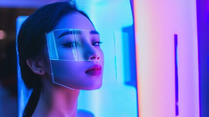 119. Floating photo booth printing polaroid style holograms