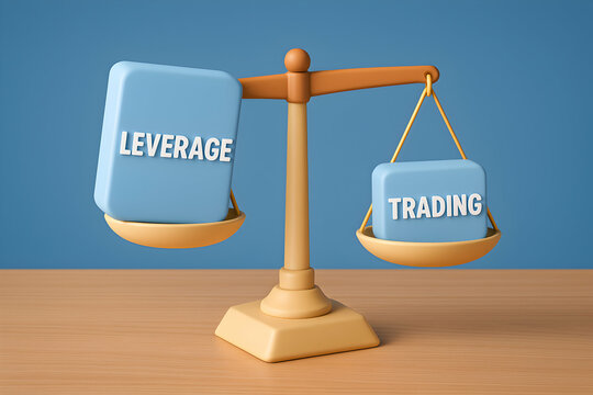 Balance between trading and leverage concepts.