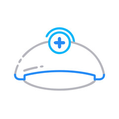 Nurse Hat Icon: Medical and Healthcare Symbol Image