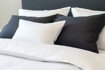 Changing bed sheets in a bedroom showcasing chaos and disarray during a busy afternoon