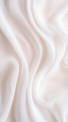 Obraz premium Soft light through sheer curtains draping gently