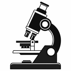 microscope vector illustration