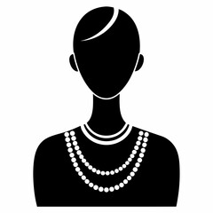 silhouette of a woman with headphones