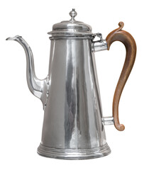 Isolated Antique Tea Pot