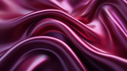 Obraz premium Soft purple fabric creates an elegant, inviting, and shimmering atmosphere