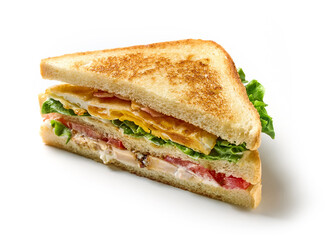 half of club sandwich