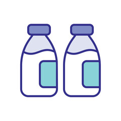 Bottle Milk icon vector stock illustration
