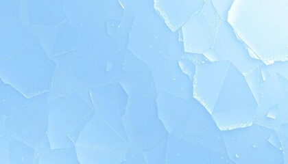 Ice fragments, light blue
