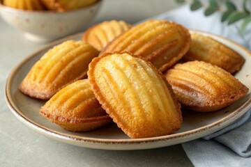 Caramel madeleines