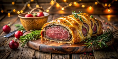 Vintage Style Holiday Beef Wellington: Family Dinner Feast