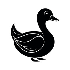 Duck Vector Silhouette