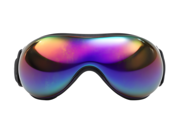 Colorful Ski Goggles with Reflective Lens for Winter Sports and Adventure Activities