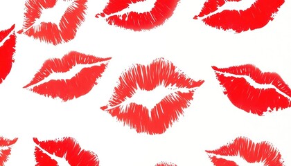 Kiss prints pattern