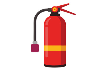 fire extinguisher isolated on white
