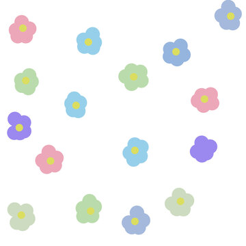 seamless pattern with flowers