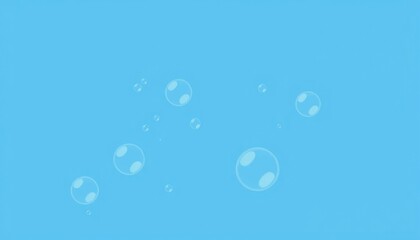 Light Blue Background with Bubbles