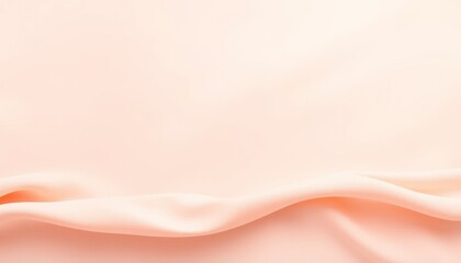 Light Peach Fabric Drape