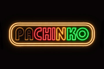 A nighttime photograph of a neon sign with the first two letters of "PACHINKO" game burned out, humorously leaving the word "CHINKO" meaning penis lit, showcasing Japanese wordplay and cultural humor.