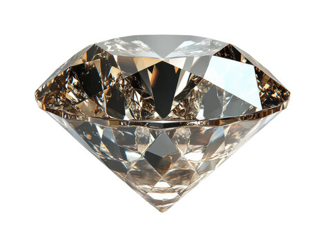 Sparkling diamond showcase jewelry store product elegant isolated on transparent background