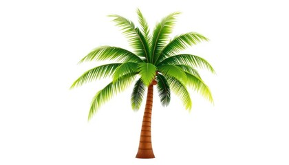 Obraz premium Lush Palm Tree Illustration